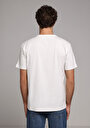 thumb-Afficher les détails de T-shirt À Manches Courtes Blanc Comfort Fit Droit Homme
