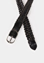 thumb-Afficher les détails de Ceinture Noir Modern Fit Femme