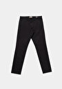 thumb-Afficher les détails de Pantalon Gris Straight Leg Medium Rise En Gabardine Slim Fit Homme