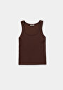 thumb-Afficher les détails de Athlète Marron Slim Fit Femme