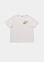 thumb-Afficher les détails de T-shirt À Manches Courtes Blanc Regular Fit Imprimé Femme