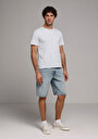 thumb-Afficher les détails de T-shirt À Manches Courtes Bleu Regular Fit  Homme