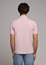 thumb-Afficher les détails de T-shirt Polo À Manches Courtes Rose Droit Regular Fit Homme