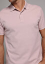 thumb-Afficher les détails de T-shirt Polo À Manches Courtes Rose Droit Regular Fit Homme
