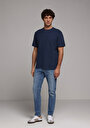 thumb-Afficher les détails de T-shirt À Manches Courtes Marine Comfort Fit Droit Homme