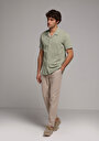 thumb-Afficher les détails de T-shirt Polo À Manches Courtes Vert Jakarli Regular Fit Homme