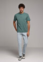thumb-Afficher les détails de T-shirt À Manches Courtes Vert Regular Fit Droit Homme