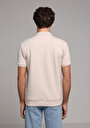 thumb-Afficher les détails de T-shirt Polo À Manches Courtes Beige Droit Regular Fit Homme