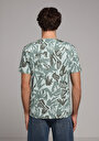 thumb-Afficher les détails de T-shirt À Manches Courtes Vert Regular Fit Imprimé Homme