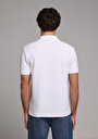 thumb-Afficher les détails de T-shirt Polo À Manches Courtes Blanc Droit Regular Fit Homme