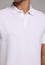 thumb-Afficher les détails de T-shirt Polo À Manches Courtes Blanc Droit Regular Fit Homme