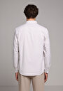thumb-Afficher les détails de Chemise À Manches Longues Beige Regular Fit Rayé Sergé Homme