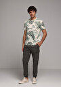 thumb-Afficher les détails de T-shirt À Manches Courtes Vert Regular Fit Droit Homme