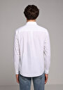 thumb-Afficher les détails de Chemise À Manches Longues Blanc Regular Fit Droit Popeline Homme