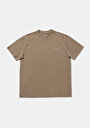 thumb-Afficher les détails de T-shirt À Manches Courtes Beige Comfort Fit Droit Homme