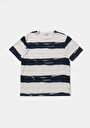 thumb-Afficher les détails de T-shirt À Manches Courtes Marine Comfort Fit Rayé Homme
