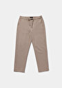 thumb-Afficher les détails de Pantalon Beige Straight Leg Medium Rise En Verrouillage Regular Fit Homme