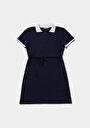 thumb-Afficher les détails de Robe Marine Regular Fit Manches Courtes Mini Thessalonique Femme