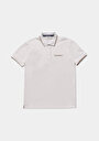 thumb-Afficher les détails de T-shirt Polo À Manches Courtes Blanc Droit Slim Fit Homme
