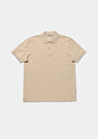 thumb-Afficher les détails de T-shirt Polo À Manches Courtes Jaune Droit Regular Fit Homme