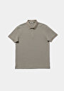 thumb-Afficher les détails de T-shirt Polo À Manches Courtes Vert Droit Regular Fit Homme