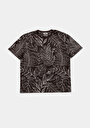 thumb-Afficher les détails de T-shirt À Manches Courtes Marron Regular Fit Imprimé Homme