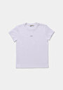 thumb-Afficher les détails de T-shirt À Manches Courtes Blanc Slim Fit Imprimé Femme