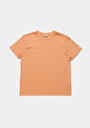 thumb-Afficher les détails de T-shirt À Manches Courtes Saumon Regular Fit Droit Femme