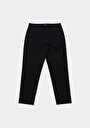 thumb-Afficher les détails de Pantalon Marine Straight Leg Medium Rise En Sergé Regular Fit Homme
