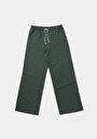 thumb-Afficher les détails de Pantalon  Wide Leg High Rise En Uni Regular Fit Femme