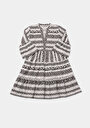 thumb-Afficher les détails de Robe Ecru Regular Fit    Femme