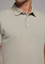 thumb-Afficher les détails de T-shirt Polo À Manches Courtes Vert Droit Regular Fit Homme