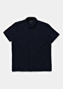 thumb-Afficher les détails de Chemise À Manches Courtes Marine Droit Regular Fit Homme