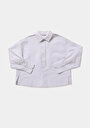 thumb-Afficher les détails de Chemise À Manches Longues Blanc Fashion Fit Droit Uni Femme