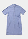 thumb-Afficher les détails de Robe Bleu Regular Fit    Femme