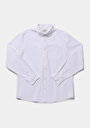 thumb-Afficher les détails de Chemise À Manches Longues Blanc Regular Fit Droit Popeline Homme