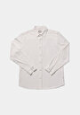 thumb-Afficher les détails de Chemise À Manches Longues Blanc Regular Fit Droit Pique Homme