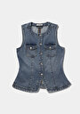 thumb-Afficher les détails de Gilet  Slim Fit Femme