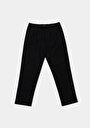thumb-Afficher les détails de Pantalon Noir Straight Leg Medium Rise En Sergé Regular Fit Homme