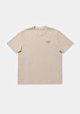 thumb-Afficher les détails de T-shirt À Manches Courtes Beige Comfort Fit Droit Homme