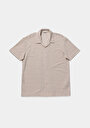 thumb-Afficher les détails de T-shirt Polo À Manches Courtes Beige Rayé Comfort Fit Homme