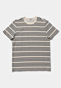 thumb-Afficher les détails de T-shirt À Manches Courtes Marine Regular Fit Rayé Homme