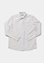 thumb-Afficher les détails de Chemise À Manches Longues Blanc Regular Fit Droit Jacquard Homme