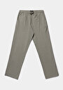 thumb-Afficher les détails de Pantalon Vert Straight Leg Medium Rise En Sergé Regular Fit Homme