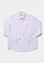 thumb-Afficher les détails de Chemise À Manches Longues Blanc Regular Fit Droit Lin Homme