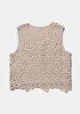 thumb-Afficher les détails de Beige Regular Fit Femme