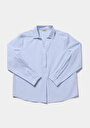thumb-Afficher les détails de Chemise À Manches Longues Bleu Regular Fit Rayé Uni Femme