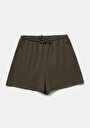 thumb-Afficher les détails de Short Vert Regular Fit Femme