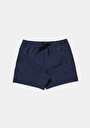 thumb-Afficher les détails de Short De Bain Bleu Slim Fit Doublé Homme