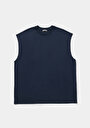 thumb-Afficher les détails de Athlète Bleu Oversize Fit Homme